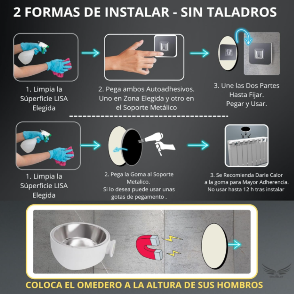 Comedero Elevado Antivómito para Gatos | Diseño Ergonómico que Mejora la Digestión y Cuida su Postura